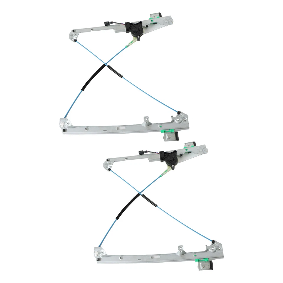 2x Front Side Power Window Regulator w/ Motor for Chevy Silverado Sierra 1500 Foto 4 de 4