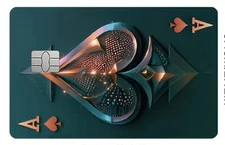 Ace Credit Card Sticker Skin Precut Small Chip Debit Bank