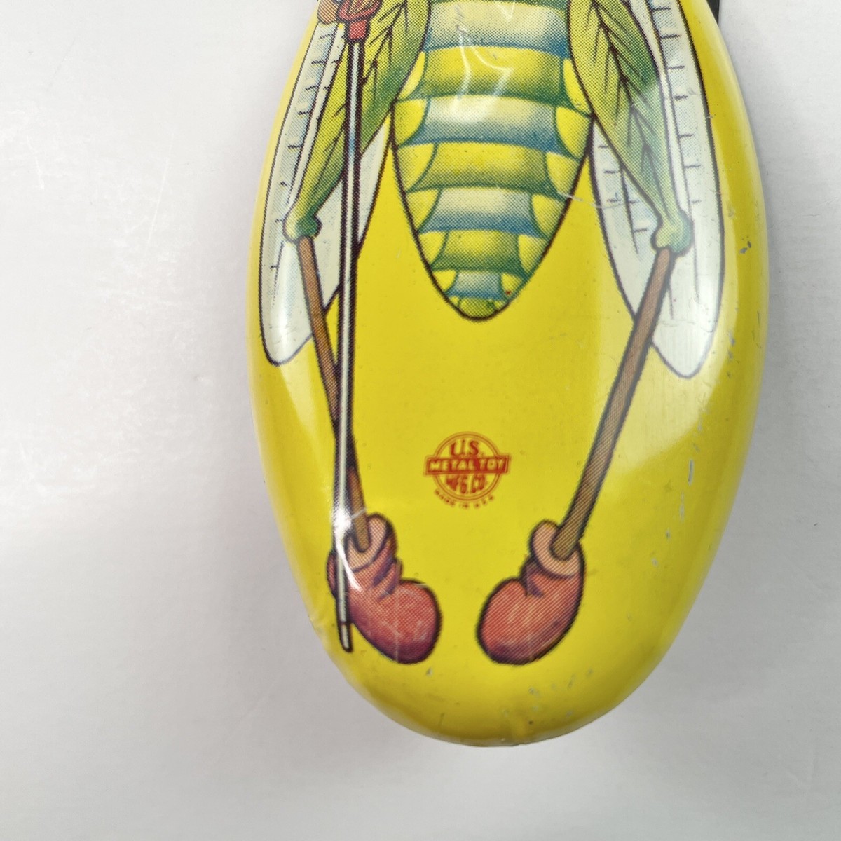 Vintage Cricket Noise Maker Amazing Condition US Metal Toy