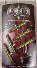 1 pack AXE Battle Axe  Mechanical 100 Grain 2" Cut Broadhead FREE SHIPPING