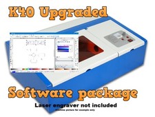  Upgraded Software package  K40 C02 laser engravers on disc complete draw to cut