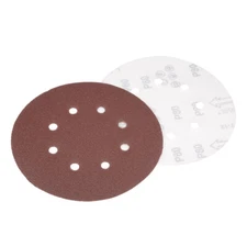 10Pcs 7 Inch 8 Hole Hook and Loop Sanding Disc 80 Grit Flocking Sandpaper