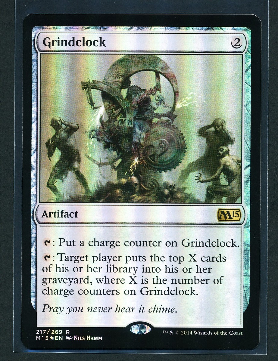 Grindclock - Foil - Magic MTG 2015 Core Set (M15) - NM