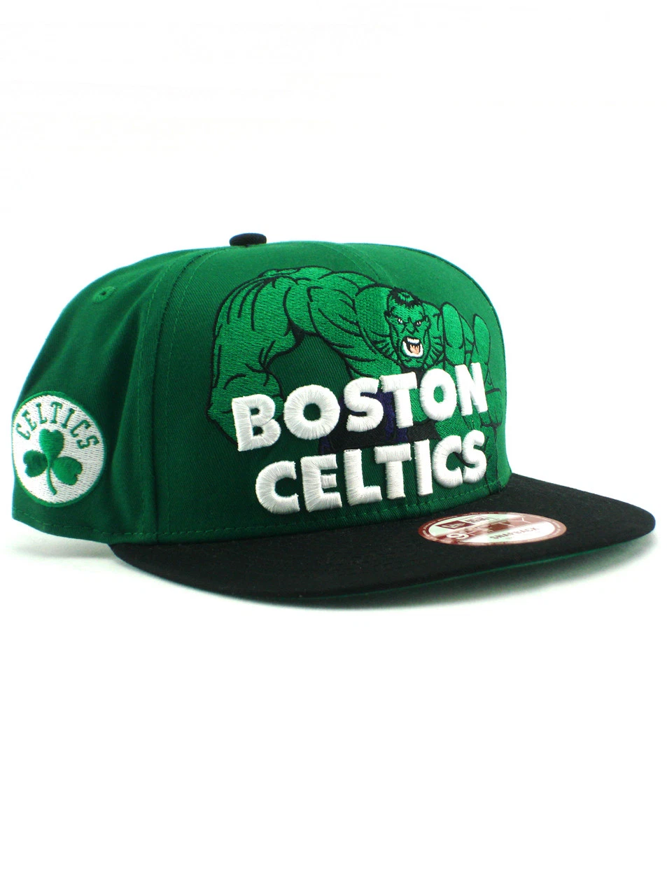 New Era NBA Boston Celtics 9fifty Snapback Hat Incredible Hulk Marvel Adjustable