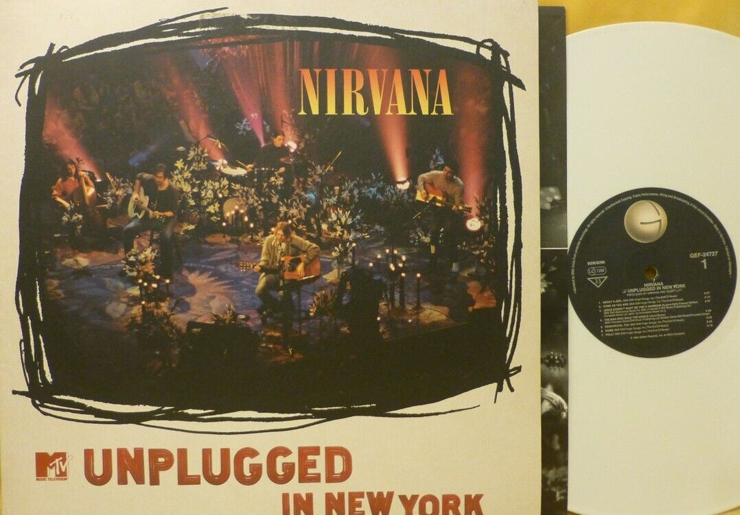 Nirvana MTV Unplugged In New York Geffen Records White Vinyl Nirvana MTV Unplugged In New York Geffen Records White Vinyl