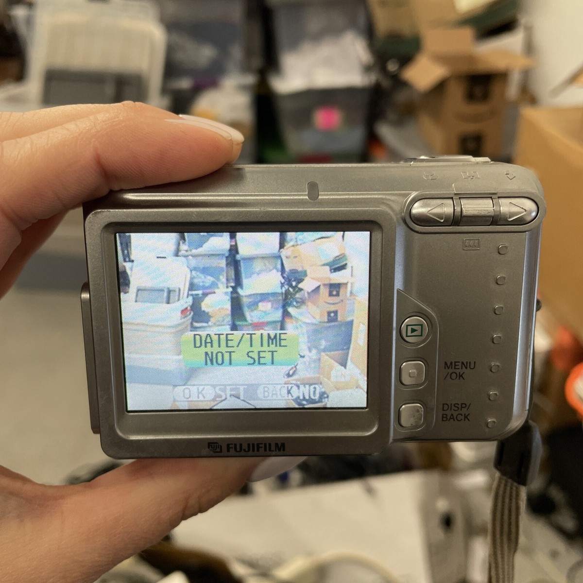 Parts! Fujifilm FinePix A600 DIGITAL CAMERA Silver 6.3mp | eBay