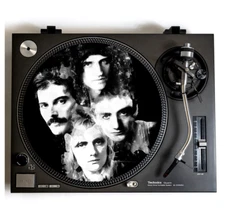 QUEEN Turntable Slipmat for Vinyl Records 12" DJ Slip Mat Platter record player