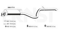Ernst EndschalldäMpfer NachschalldäMpfer 646178 FüR Hyundai I30 FD