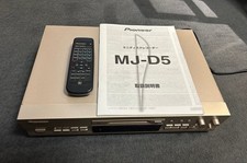 Pioneer MJ-D5 Digital MD Recorder Gold w/Remote Control  Manual Fully Works