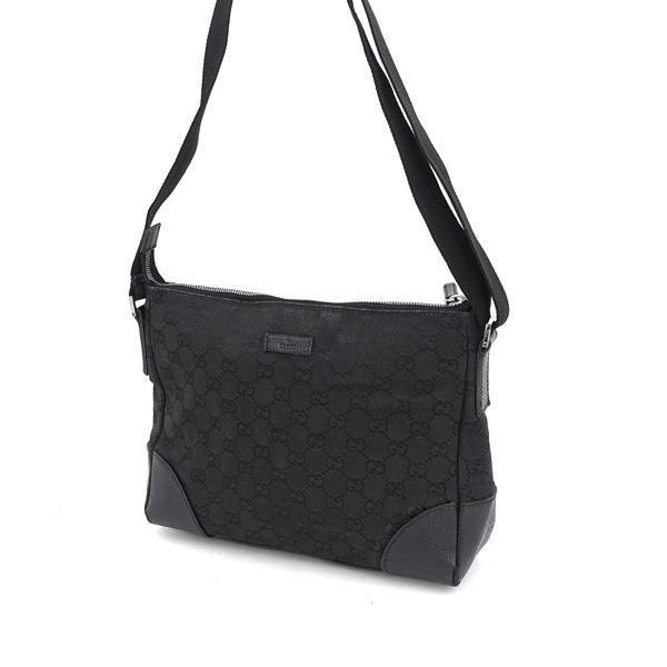 Gucci GG Canvas Black Messenger Shoulder Bag 114273-001998 Japan