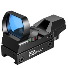 Red Green Dot Gun Sight Scope Reflex Sight 4 Adjustable Reticles Holographic...