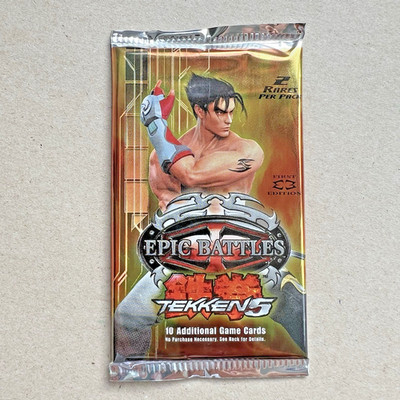 Tekken 5 TCG Epic Battles (2005) Trading Cards Booster OVP Gaming Sammelkarten