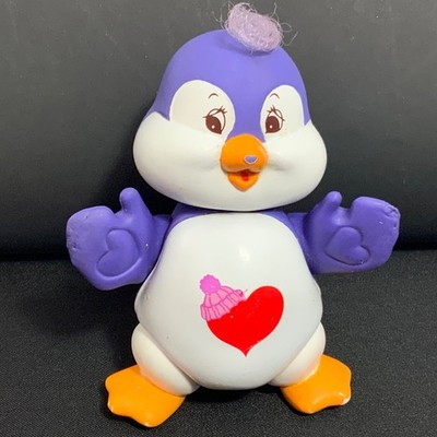 Vintage Care Bears Poseable Cozy Heart Pinguin Cousin PVC 3,5'' Kenner 1985