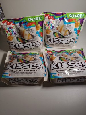 Hershey Kisses Cinnamon Toast Crunch Graham Creme 9oz Limited Edition  Exp 2/26