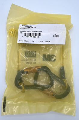 #ad 3M Fall Protection Tether Coil 5 lb Hook To Swivel Hook 1500063 H2H New Sealed $19.99