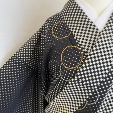 Washable Kimono, Small Pattern, Summer Kimono, Polyester, Used