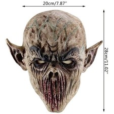 Halloween Alien Latex Mask Headgear Breathable Full Face Head Mask Halloween