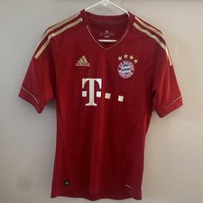 Adidas FC Bayern Munich 2012-13 Home Jersey Retro Treble Season Size Small
