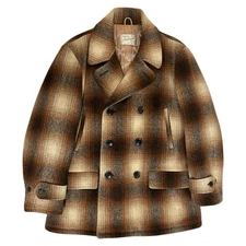 VTG 40s/50s Hercules Sears Wool Jacket Quilted Plaid Mackinaw Cruiser Mens XL