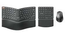 ProtoArc Ergonomic Keyboard Mouse, EKM04 2.4GHz Wireless Ergo Keyboard Mouse