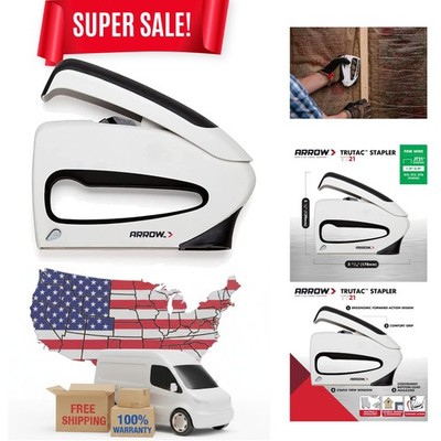Arrow TruTac TT21 Staple Gun - Lightweight Design for Easy Crafting & Upholstery
