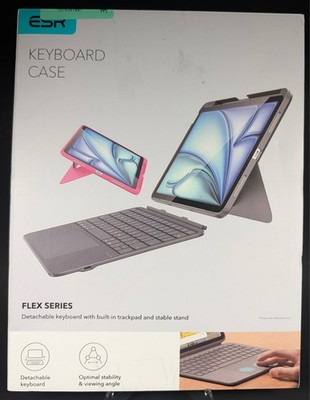ESR Flex Keyboard Case Trackpad iPad 11th 2025 10th Gen 10.9'' Detachable Pink