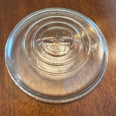 Vintage BALL Ideal Mason Canning Jar Clear Lid ~ Regular Bail Wire Glass 3-3/4 