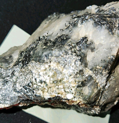 Vintage Arsenopyrite w/ Quartz & Mica Mineral Specimen   559g   4'' x 3''