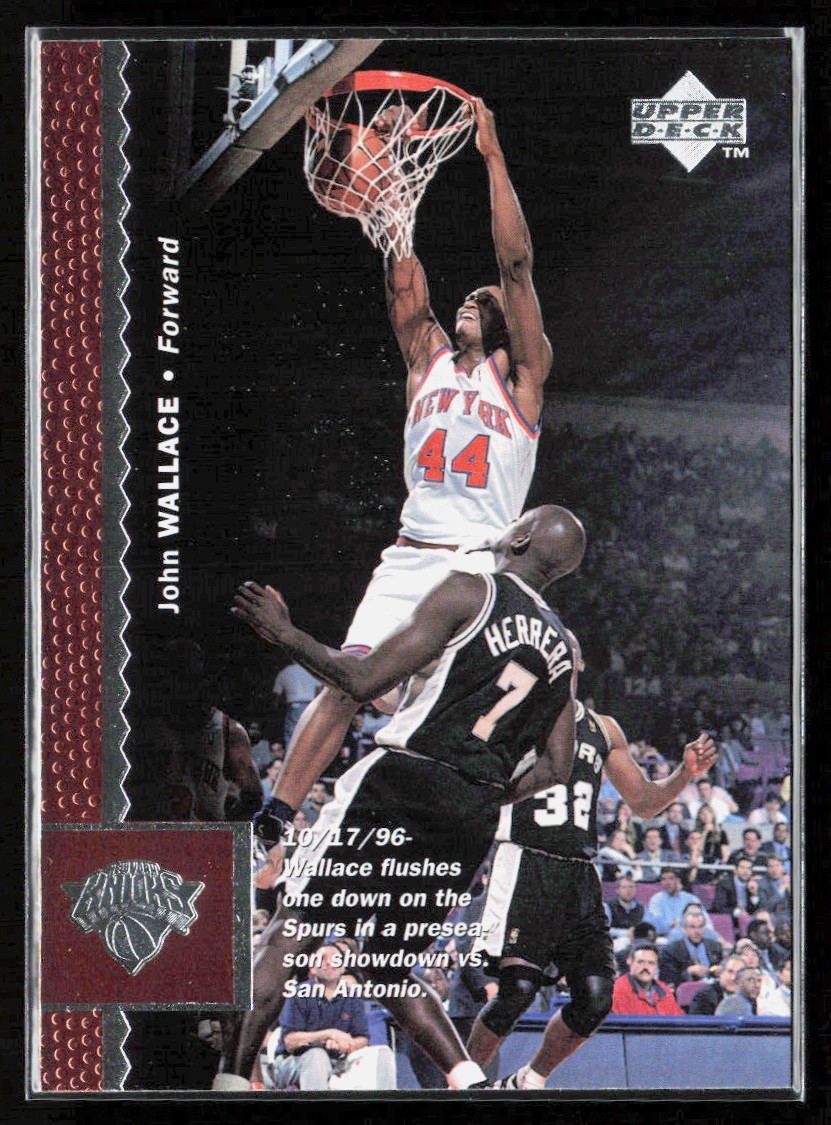 1996-97 Upper Deck John Wallace RC New York Knicks #265