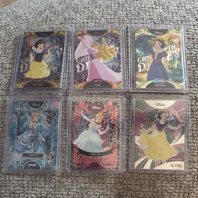 Kakawow Disney Princess 2025 Set 6 Karten Snow White Aurora Cinderella nummeriert
