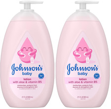 Johnson'S Moisturizing Mild Pink Baby Lotion with Coconut Oil for Delicate Baby
