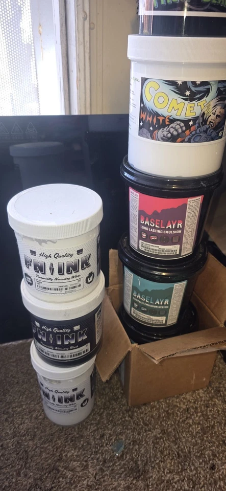 Kit de inicio de serigrafía con máquina y todo lo que necesitas Foto 2 de 4