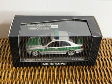 Modellino Minichamps Mercedes Classe E Polizia Tedesca Police Braunschweig scala 1:43