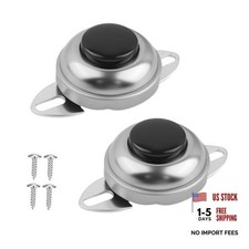 2pcs 12v Push Horn Buttonuniversal Car Horn Switch Kit With Screws For