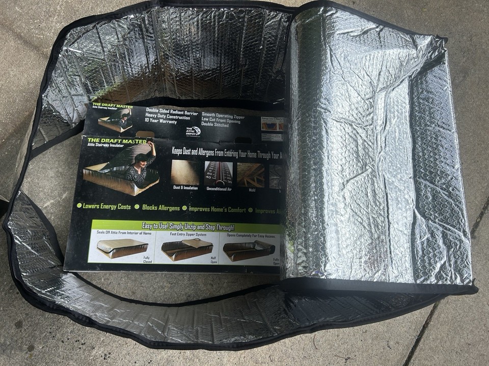 Attic Depot Draft Master Attic Stairway Insulator | eBay