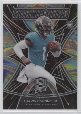 2021 Panini Spectra Rookie Aura Hyper Prizm 54/75 Travis Etienne Jr RC 1t6s