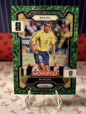 2026 FIFA World Cup Prizm Monopoly - Rivaldo #21 Four Corners Green Wave Brazil 