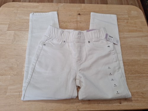 New Girl's Size 9 Short, High Rise Jeggings, White By Evsie - Picture 4 of 4