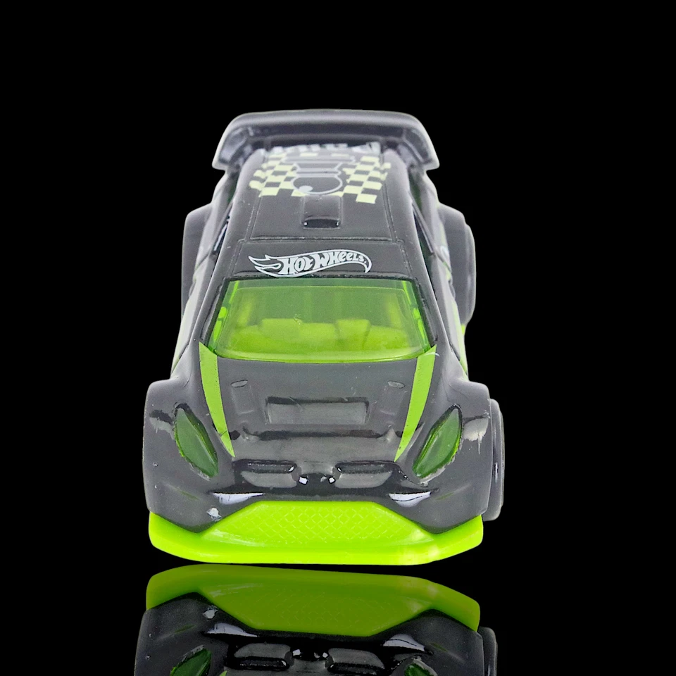 2018 风火轮 Checkmate 9/9 '12 福特 Fiesta Pawn 黑色绿色 1: 64 — 第 3/4 张图片