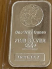1 oz Highland Mint Silver Bar Walking Liberty Design .999 Fine Silver In Capsule