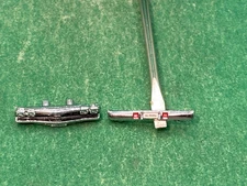 1 SET OF ORIGINAL NU-RORA '69 EL CAMINO CHROME BUMPERS WHITE TAG, NEW UNUSED RRR