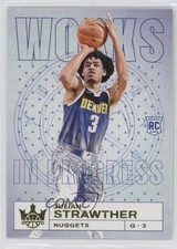 2023-24 Panini Court Kings Works in Progress Julian Strawther #14 12z3