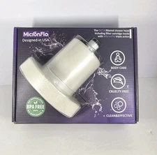 MICRONFLO Filtered Shower Head Like Jolie | Remove Chlorine & Hard Water & Dirt 