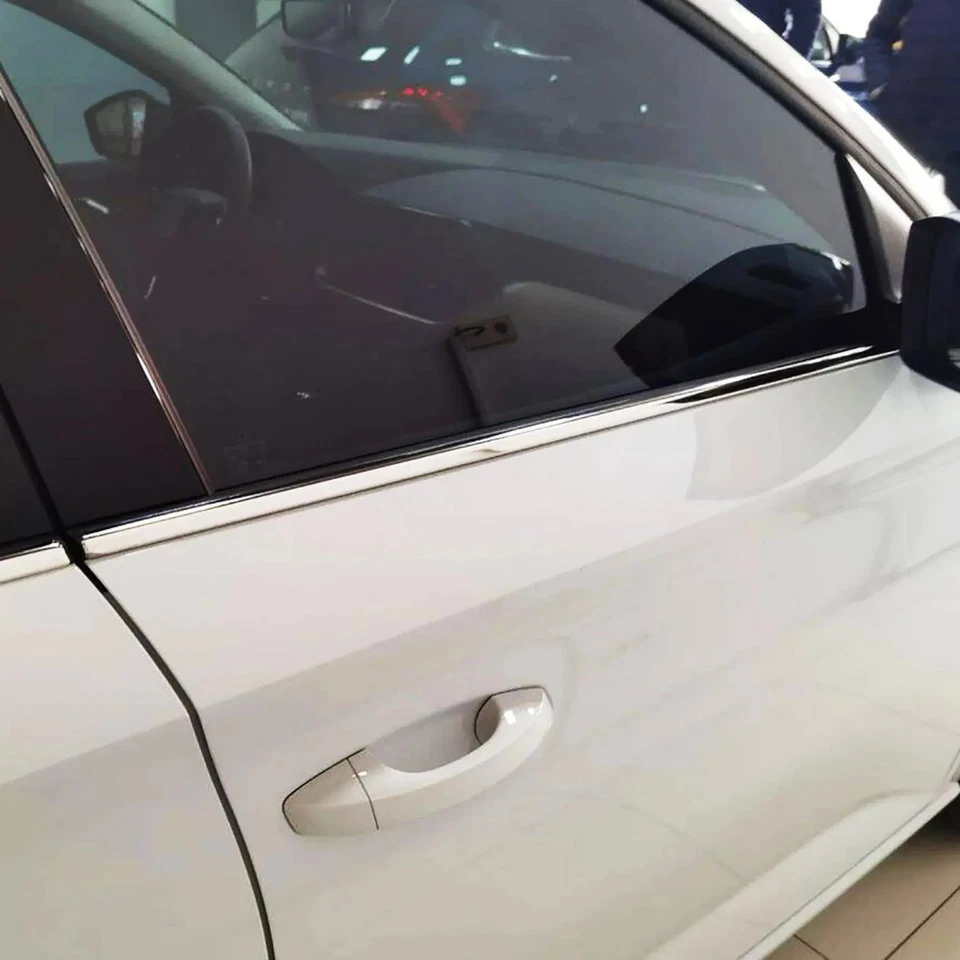 Garniture de fenêtre pour Skoda Scala 2020-2025 6 Pcs Chrome - Photo 2/4