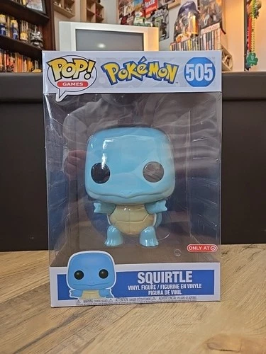 Funko Pop! Vinyl Pokémon Squirtle #505 Target Exclusive Video Games Theme Figure