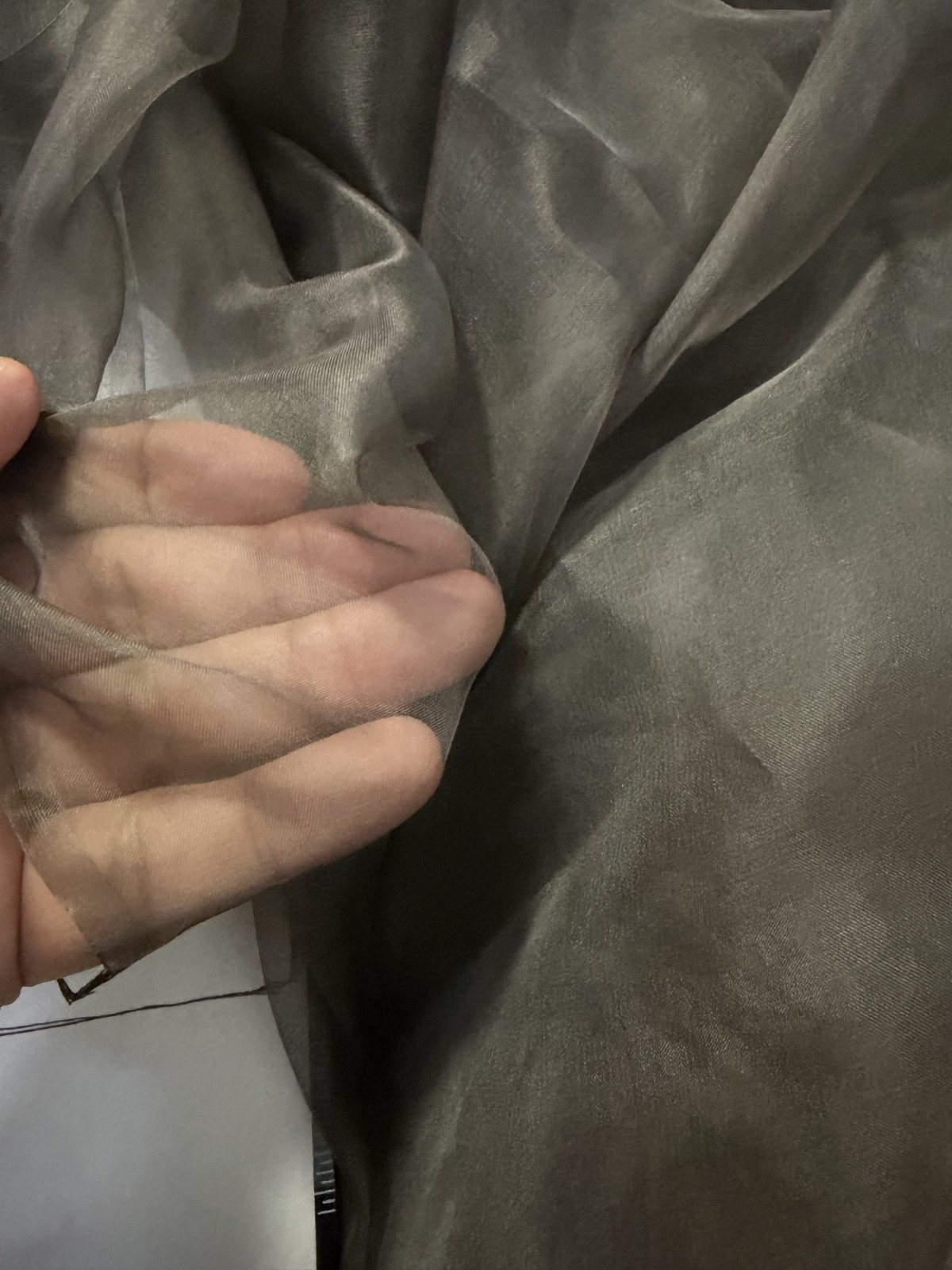 "Tela de organza 100 % SEDA PURA (Geade-C) 9M de largo X 54"" de ancho coser hágalo usted mismo manualidades-309"