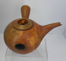 Michael Simon (American, 19472021) Salt Glazed Studio Pottery Kyusu Teapot MS