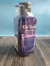 Dr Teal's Sleep Blend Body Wash with Pure Epsom Salt, Melatonin Lot of 2