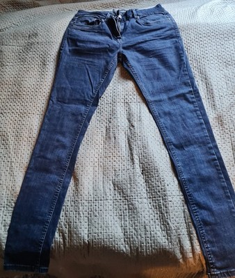 Skinny Jeans dunkel blau in Größe 40, NEU