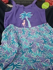 Circo Size L-12 Girls Tank And Shorts Island Theme